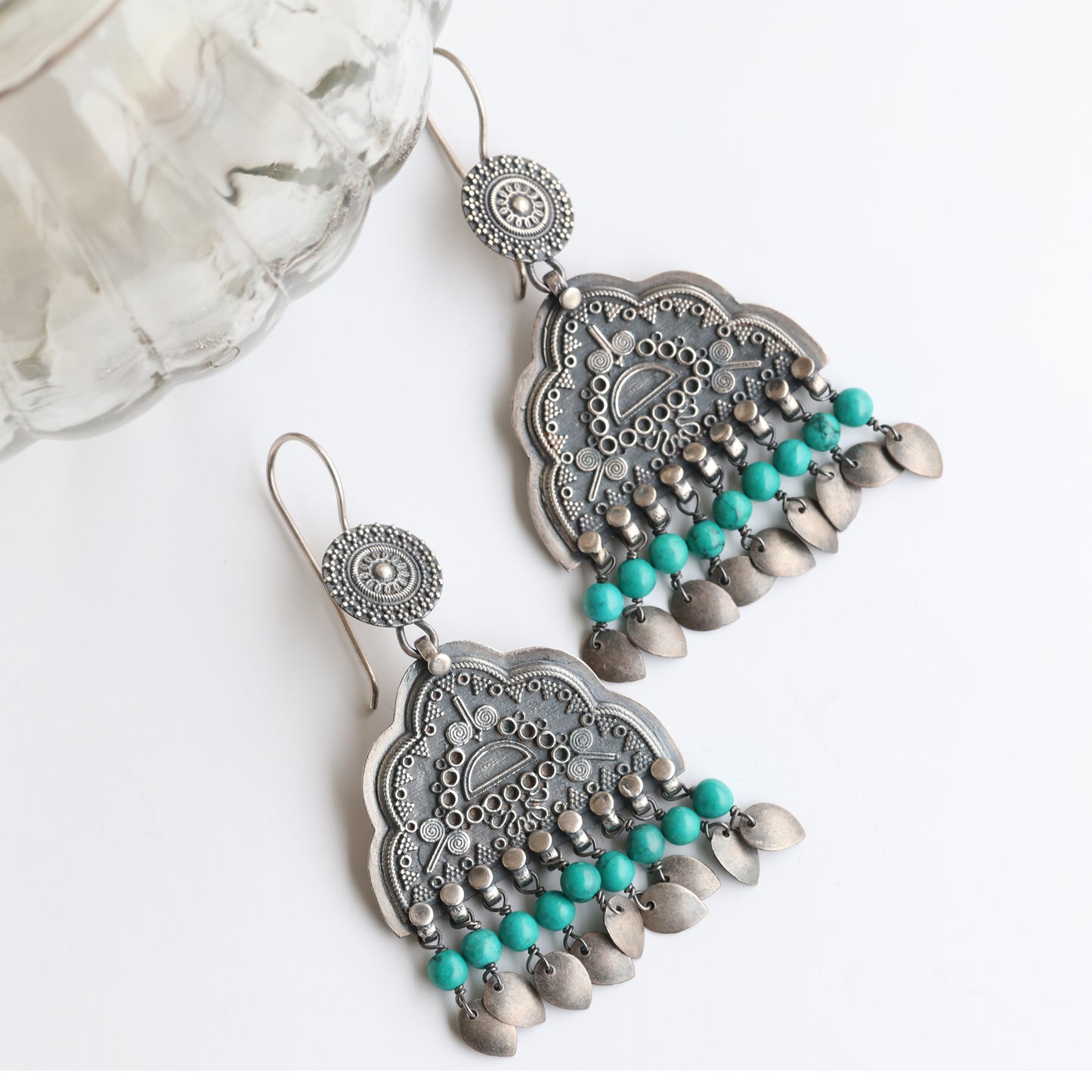 Traditional Silver Earring