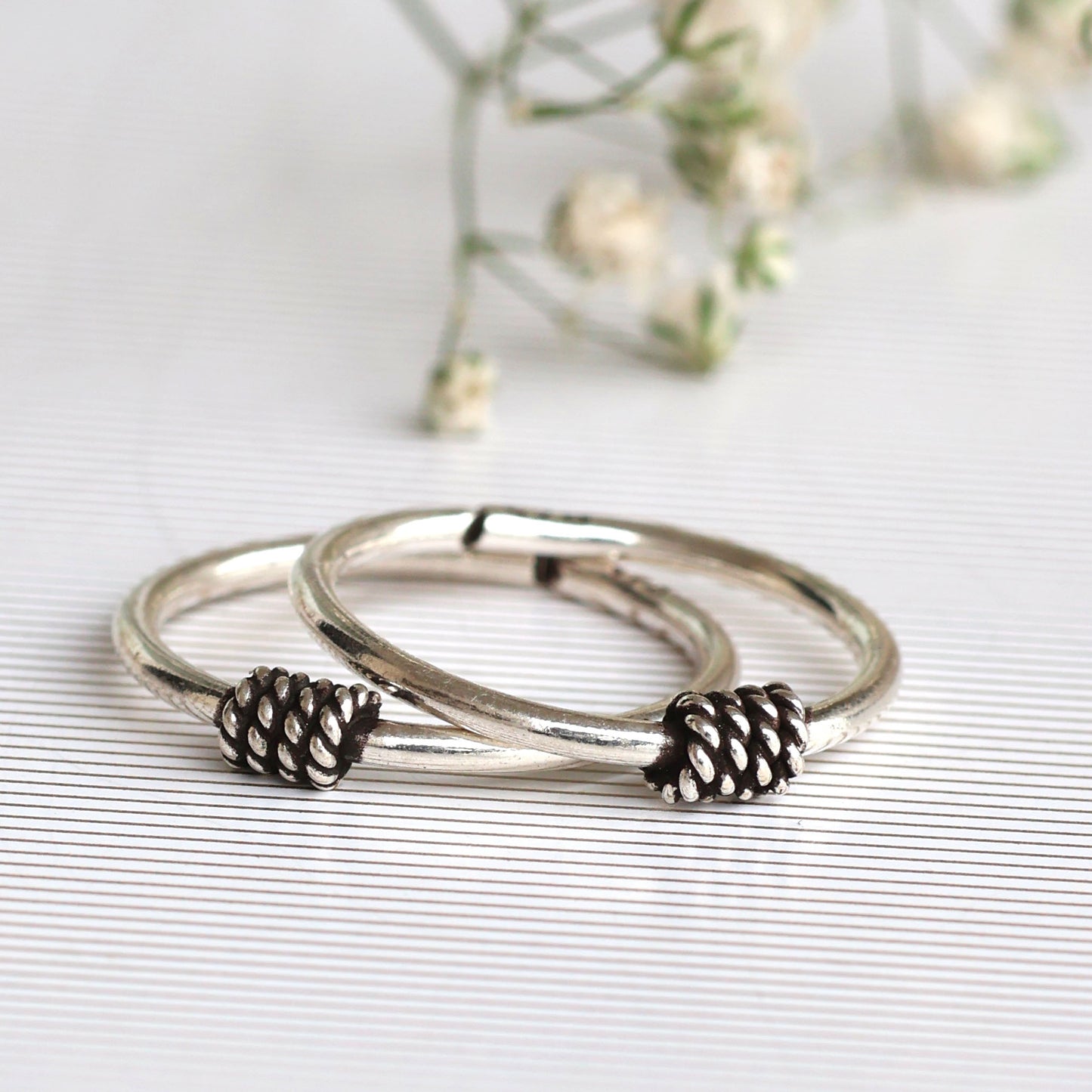 Rope Design Toe Ring